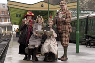 ... at Swanage Railway Station, Dorset.