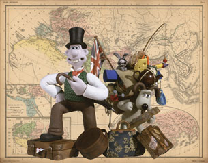 Wallace and Gromit Around the World in Eighty Days image