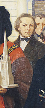 William Müller (detail from Some Who Have Made Bristol Famous).