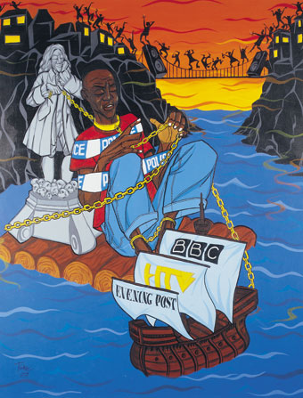 Sold Down the River by Tony Forbes, 1999 (Bristol's Museums, Galleries and Archives).