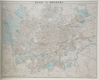 G W Bacon and Co Ltd's map of Bristol (1900) (Bristol's Museums, Galleries and Archives).