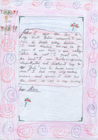 Work by pupils at Hillfields Primary.