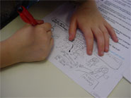 Portrait of a Nation comic workshop at Avon Primary (Dympna Leonard).