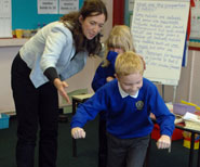 Portrait of a Nation drama workshop at Avon Primary (Martin Chainey).