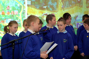Pupils from Fair Furlong attended the launch event at Bristol's City Museum and Art Gallery (Martin Chainey).