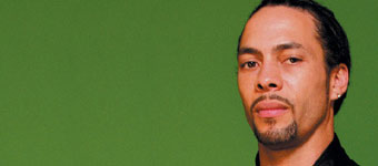 Roni Size, photograph from the BBC website.