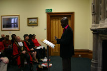 Leo Wringer, who is playing Othello for Shakespeare at the Tobacco Factory in Bristol, reading an extract from the play.