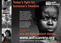 Campaign poster from Anti-Slavery International.