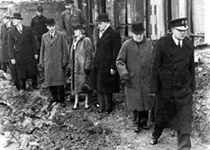 Churchill visiting Bristol.