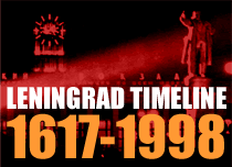 Leningrad Timeline 1617-1998.